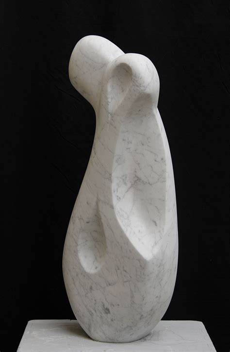 Between Us Contemporary Marble Sculpture Made By Barbara Pianca