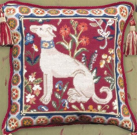 Glorafilia Medieval Dog Tapestry Kit Needlepoint Kit Gl79143 Sew