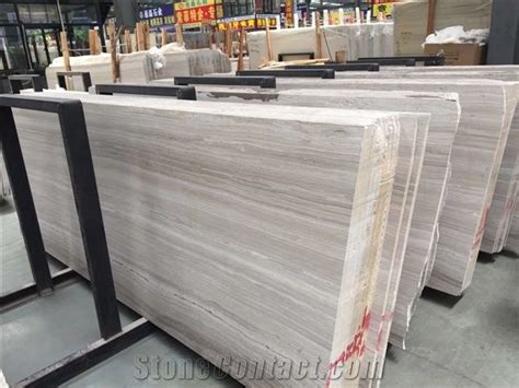 Wooden White Marble Slabs From China