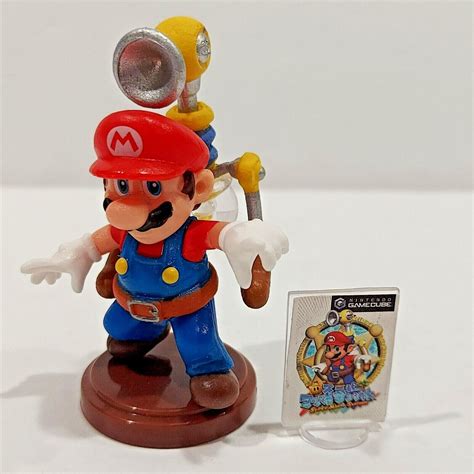 Super Mario Sunshine 2 Fludd Pump Mario Choco Egg Mini Figure Gashapon