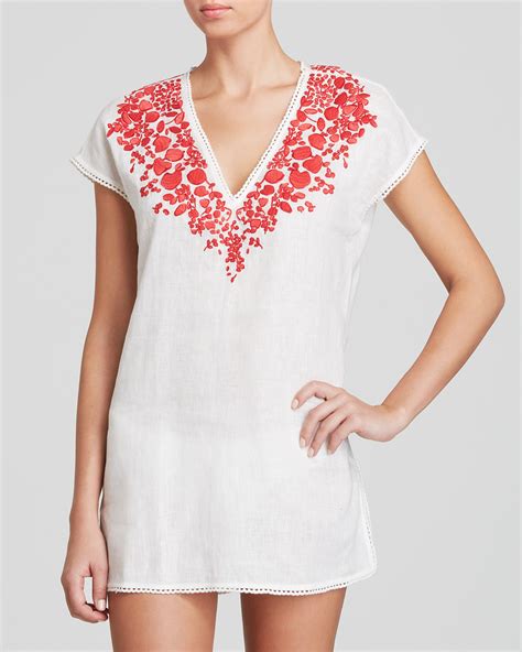 Tory Burch Issy Swim Cover Up Tunic Bloomingdales