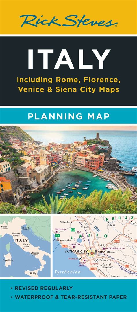 Rick Steves Italy Planning Map By Rick Steves Hachette Book Group