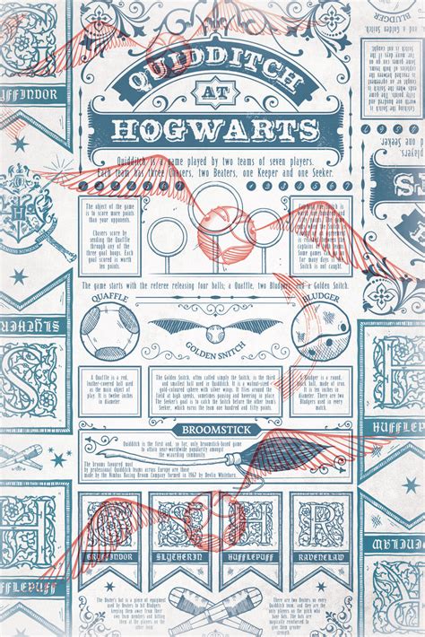 Wall Art Print Harry Potter Quidditch At Hogwarts Ts