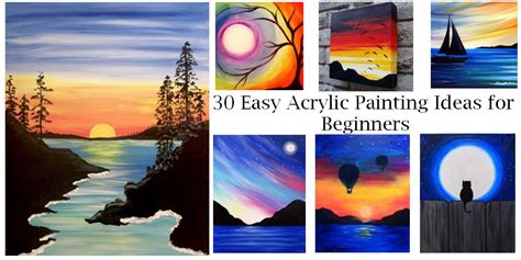 Scenery Easy Nature Painting Ideas Goimages This