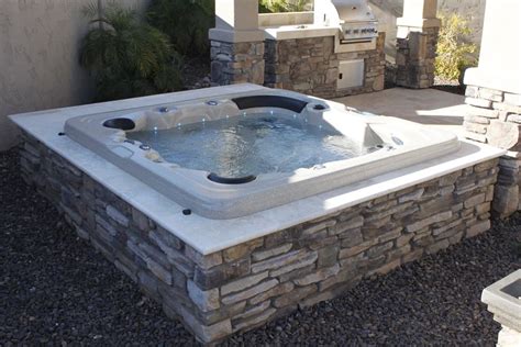 Inground Hot Tub Designs Mirage Pools And Spas Custom In Ground
