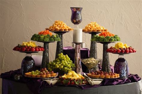 Wedding Food Table Set Up | Food displays, Fruit buffet ...