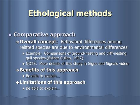 Ppt Lecture 1 Introduction To Animal Behavior And Lecture 2 Ethology