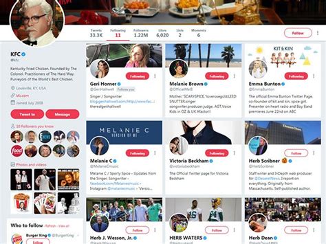Kfc Only Follows 11 Herbs And Spices People On Twitter Hello