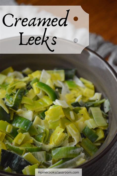 Creamed Leeks Recipe In 2020 With Images Creamed Leeks Leeks Recipes
