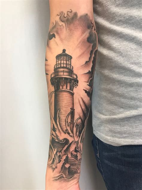 Lighthouse Tattoo Lighthouse Tattoo Tattoos Arm Sleeve Tattoos