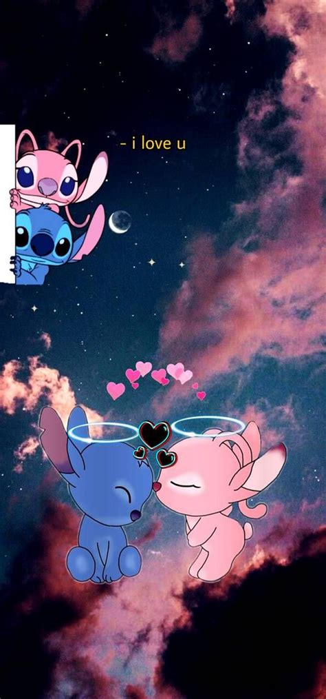 Stitch And Angel Wallpaper By Madalinairina Download On Zedge