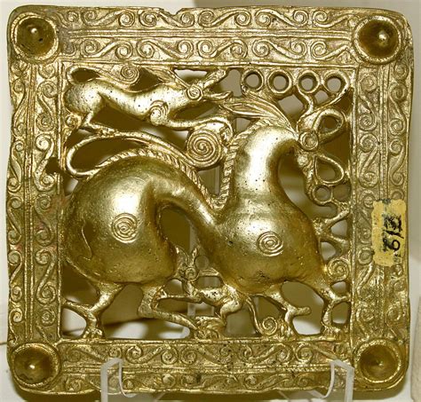 Gold Scythian Belt Title Mingachevir Ancient Scythian Kingdom
