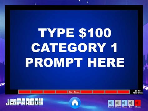 Jeopardy Powerpoint Game Template Youth Downloadsyouth For Jeopardy