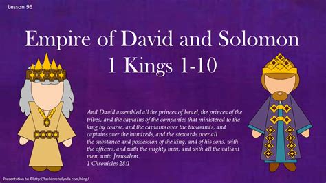 Old Testament Seminary Helps Lesson 96 Empire Of David And Solomon 1