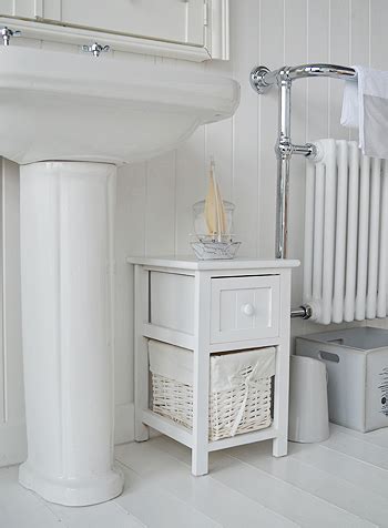 Shop for wyndenhall hayes white bathroom space saver cabinet. Bar Harbor narrow Small white bathroom cabinet with 2 ...