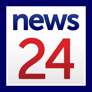 News 24 logo is a simple logotype suitable for newspaper, news channel, web tv or other your ideas. News 24 Logo