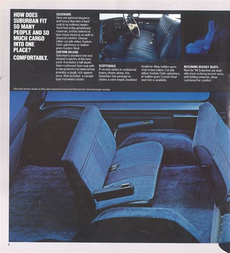 1984 Chevrolet And Gmc Truck Brochures 1984 Chevy Suburban 04