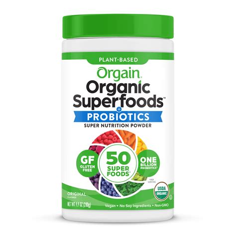 Orgain Organic Green Superfoods Powder Original Antioxidants 1b