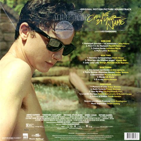 Call Me By Your Name Original Motion Picture Soundtrack Just For