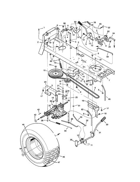 Murray 465306x8 Drive Belt Diagram