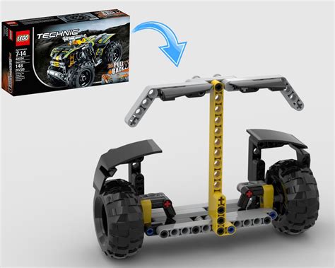 Lego Moc Segway 42034 Alternative By Erikgs Rebrickable Build With Lego
