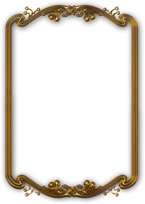 This free transparent png frames and photo frames psd templates. gold picture frames png - Gold Photo Frame - Picture Frame ...