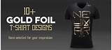 Custom Gold Foil Shirts