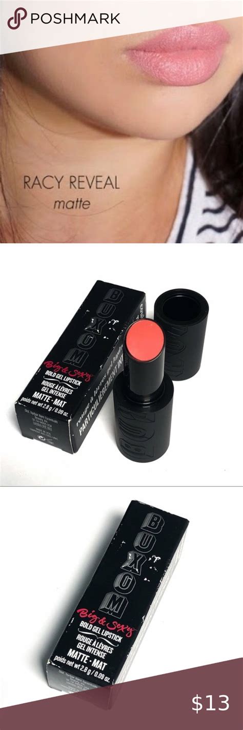 Buxom Racy Reveal Matte Sexy Bold Gel Lipstick Gel Lipstick Lipstick Gel