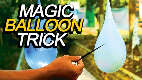 How To Make Balloon Magic Tricks You Can Do At Home Youtube