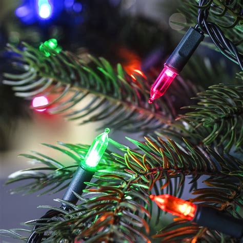 150 Multi Coloured Led Traditional Christmas Tree Lights Uk