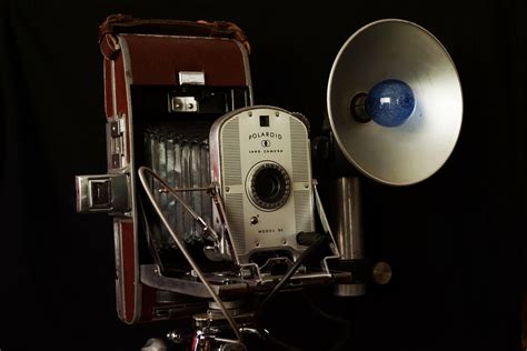 Photography History Of Polaroid Cameras Model 95 Land Camera — The