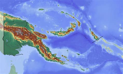 Geological Map Of Papua New Guinea