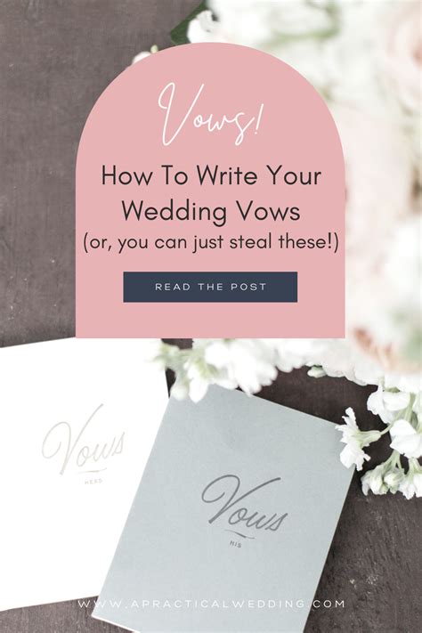 Wedding Vows How To Write Them Plus Examples A Practical Wedding