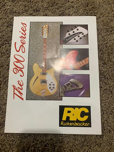 Rickenbacker Series Fold Out Brochure Reverb