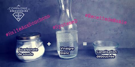 Déboucher évier bicarbonate de soude vinaigre