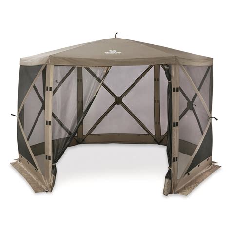 Guide Gear 6 Sided Hex Screen House Tent With Wind Panels 732276