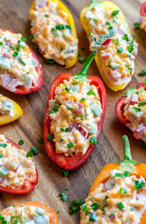 pimento cheese stuffed peppers peas and crayons