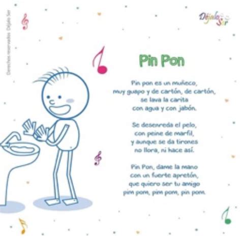 Pin De Y Vento En Clásicas Canciones Infantiles Letras De Canciones
