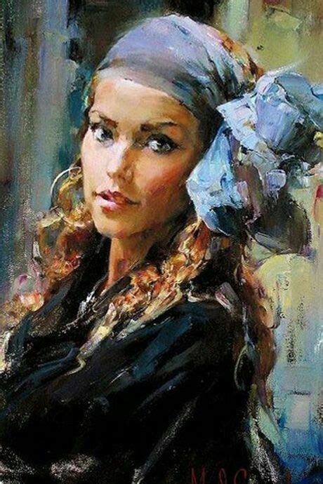 By Michael Garmash City Painting Abstract Canvas Painting Figure