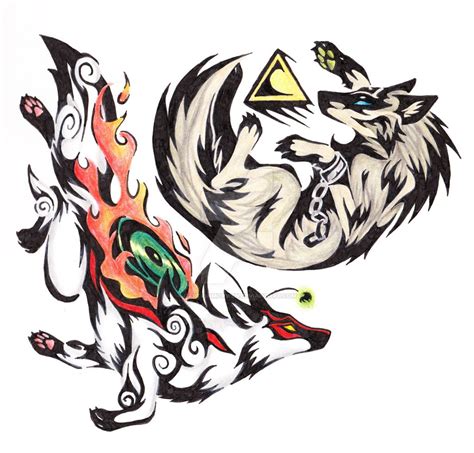 Link Amaterasu Zelda Tattoo Amaterasu Zelda Art