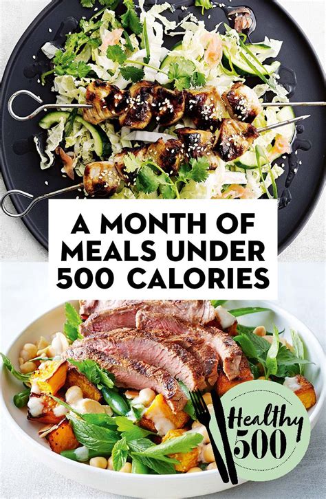 A month of meals under 500 calories per serve | Meals ...