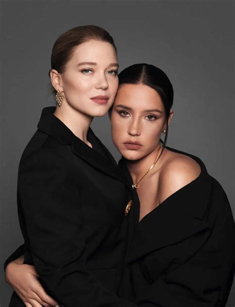 Lea Seydoux And Adele Exarchopoulos Madame Figaro Photoshoot Ad Le Exarchopoulos