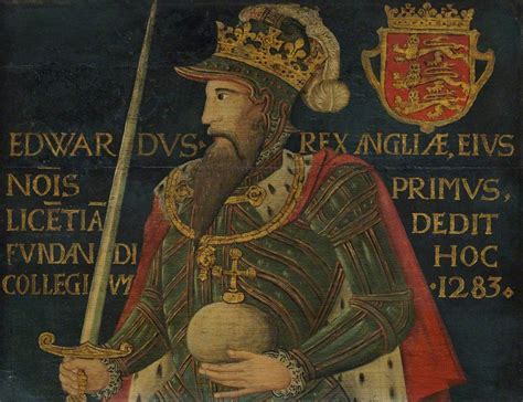 King Edward I Of England Unknown Artist Peterhouse University Of