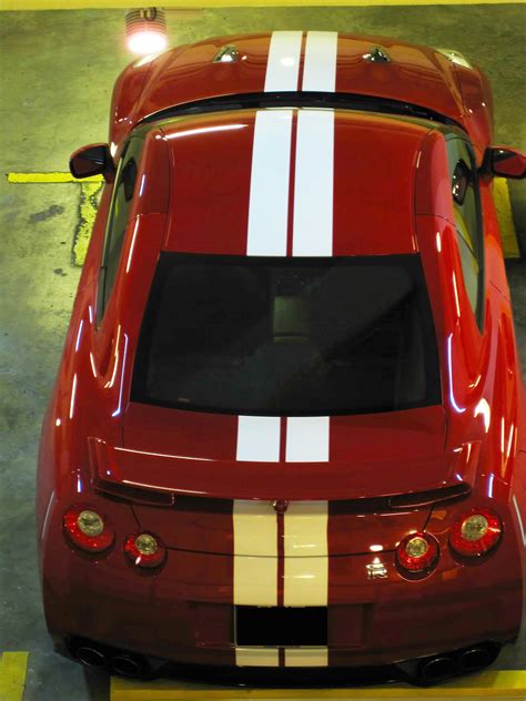 This how it looks during the day. Set of Racing FULL Stripes Decal Sticker Graphic ...