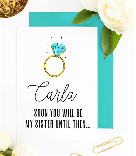 Soon You Will Be My Sister Until Then Will You Be My Etsy Bridesmaid Proposal Cards