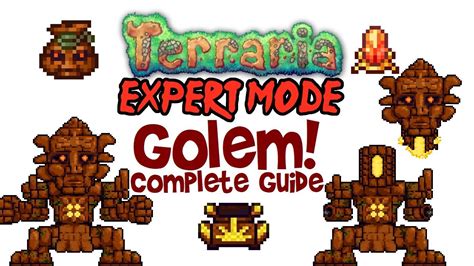 Terraria Golem Guide Expert Mode And Normal Too Easy Kill Arena Pc