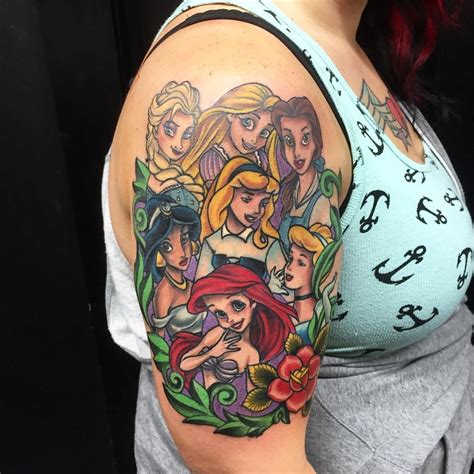 Disney Inspired Tattoos Princesses And Villains Tatto