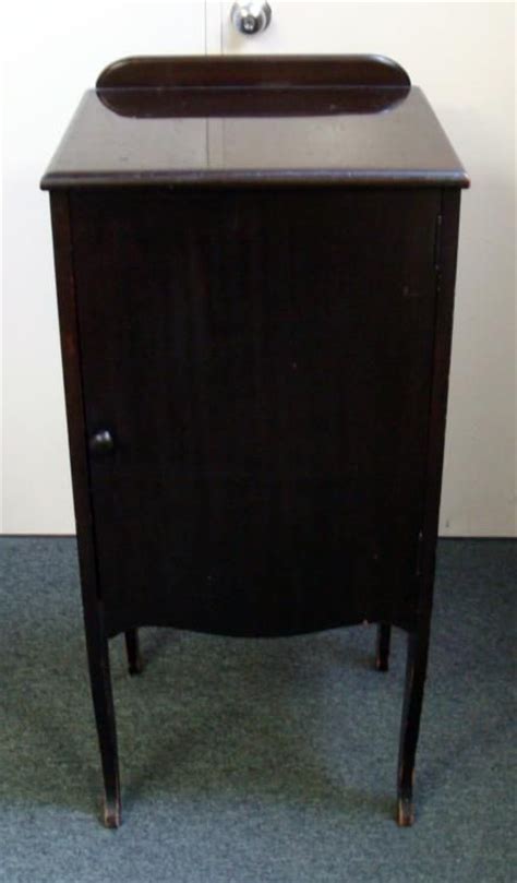 Interior drawer dimensions 14 3/4 x 11 3/4 x 1 1/2. Antique Wood 6 Shelf Record Sheet Music Storage Cabinet