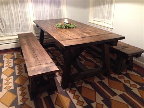Click here our dining room sources: Chunky Is The New Chic - Farmhouse Table Plans You Need To See