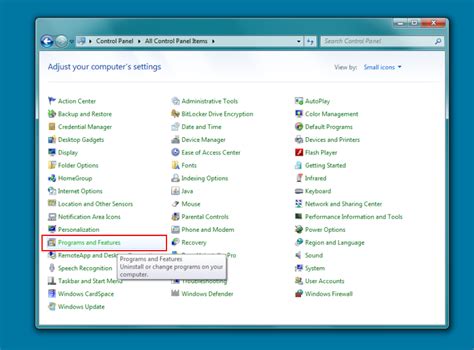 Windows 7 Control Panel Icons Sierranimfa